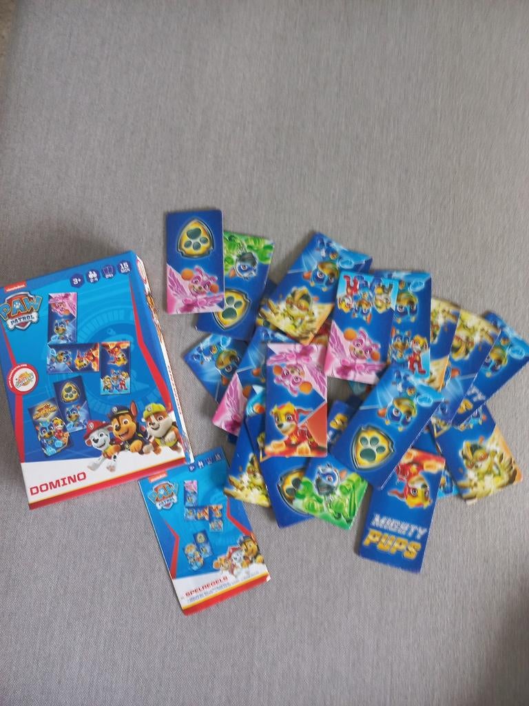 Paw patrol domino, Ophalen of Verzenden, Gebruikt, Plaatje