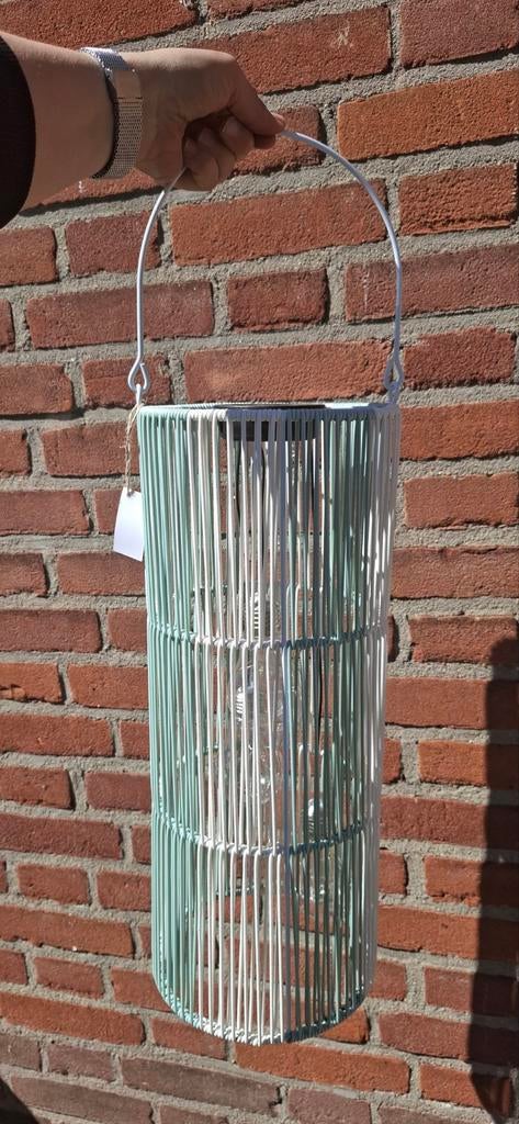 Solar lamp blauw/wit, Ophalen of Verzenden, Nieuw
