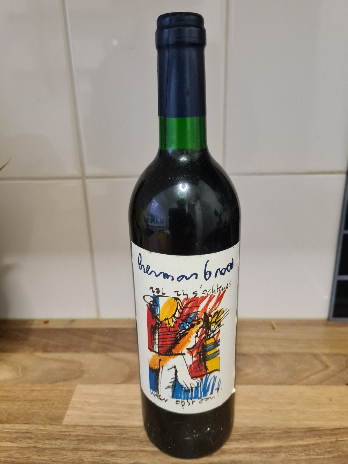 Herman Brood Wijn - Cabernet Sauvignon Merlot, Gebruikt, Frankrijk, Ophalen of Verzenden, Rode wijn