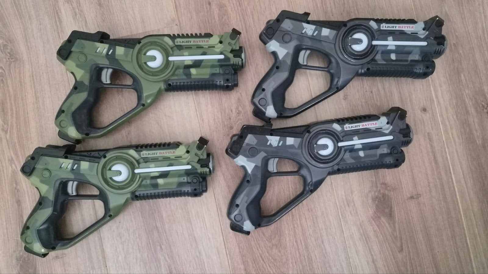 Light Battle Lasergame Pistolen Set - 4 Stuks, Ophalen of Verzenden, Gebruikt, Jongen of Meisje