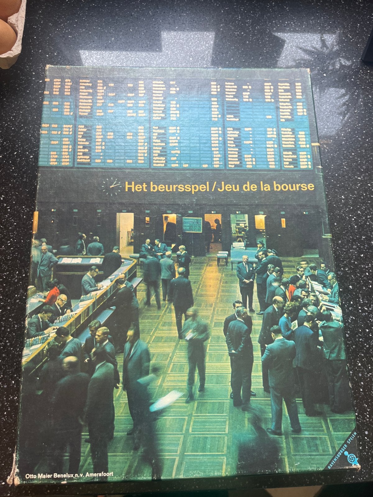 Het Beursspel - Klassiek bordspel over de aandelenmarkt, Drie of vier spelers, Ophalen, Gebruikt
