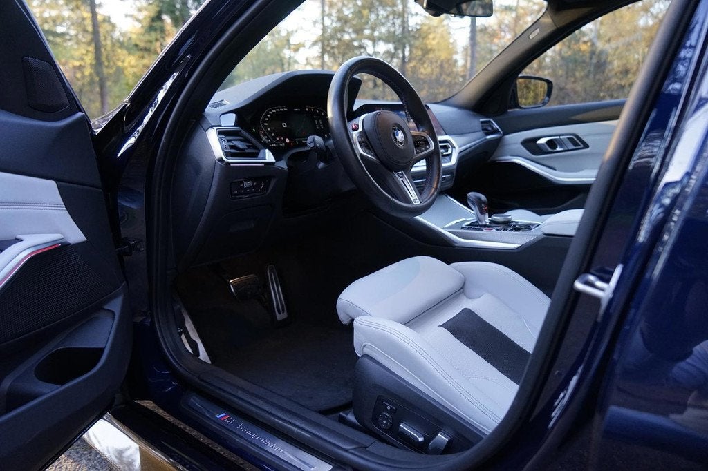 BMW 3-serie M3 Competition | Tansanitblau II metallic | Carb, Automaat, Achterwielaandrijving, Gebruikt, Euro 6