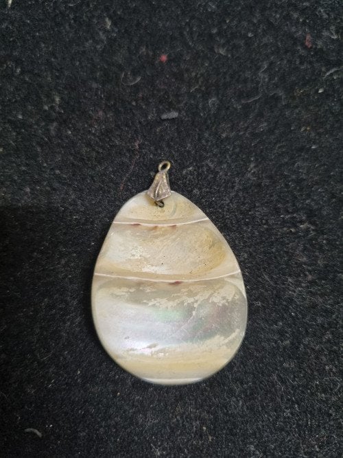 ketting hanger parelmoer schelp [755], Ophalen of Verzenden, 'T Olde Gre-j, Info@toldegrej.nl, Endepoelstraat 20f Didam