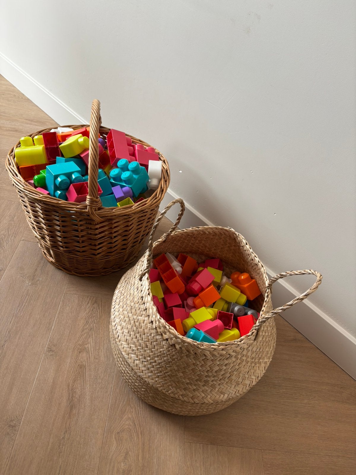 Twee manden vol megablocks, Ophalen of Verzenden