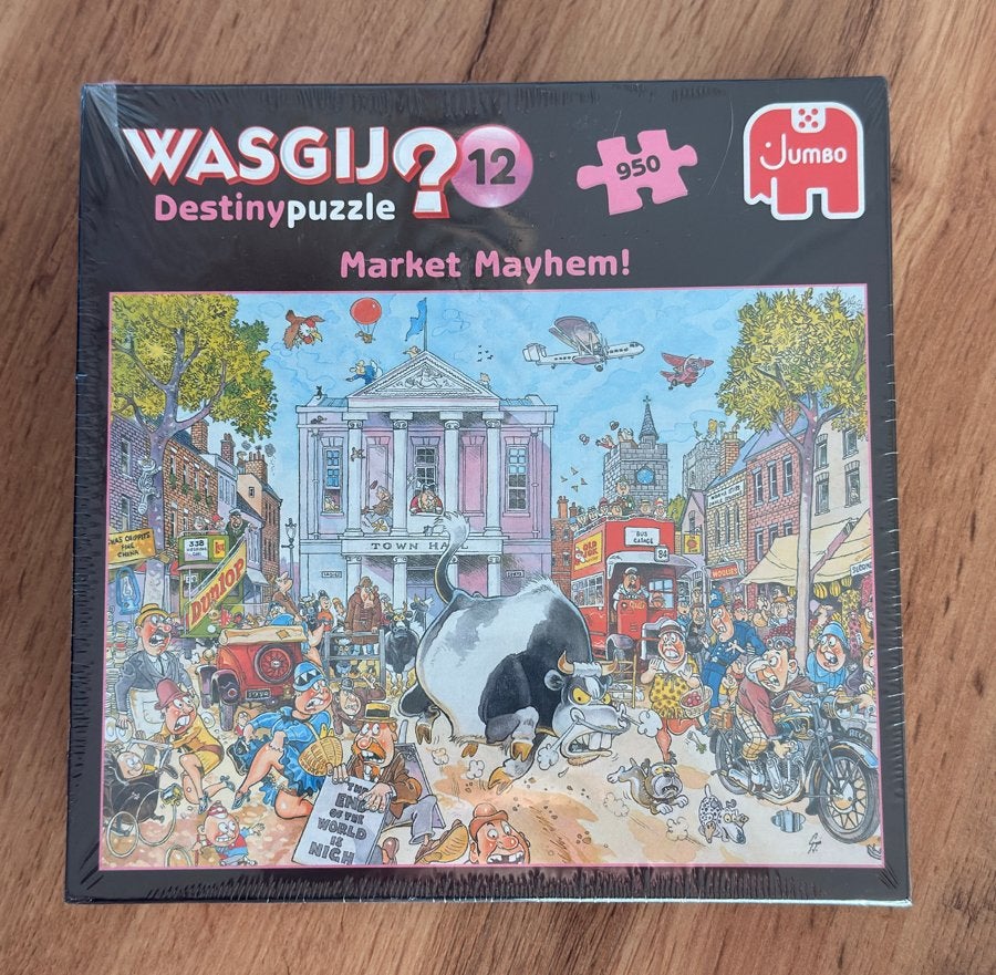 Twee nieuwe WASGIJ puzzels 950 stukjes (Destiny & Mystery), Ophalen of Verzenden, 500 t/m 1500 stukjes, Nieuw, Legpuzzel