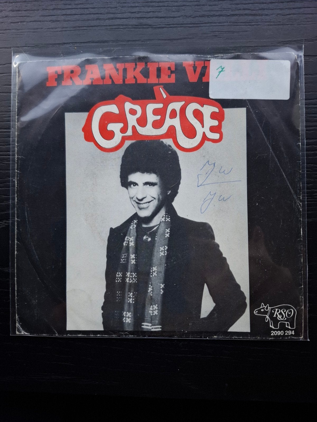 Frankie Valli - Grease (Single, 1978), Cd's en Dvd's, Vinyl Singles, Gebruikt, Filmmuziek en Soundtracks, Originele persing, 7 inch