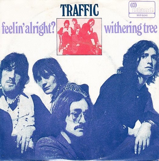 traffic - feelin alright ?  ( 1968 / psych rock), 7 inch, Ophalen of Verzenden, Rock en Metal, Fotohoes