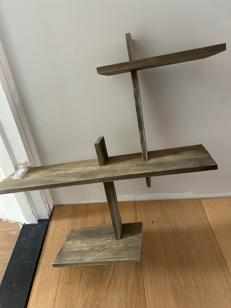 Decoratieve Muurplank - Houten Design, Ophalen, Nieuw