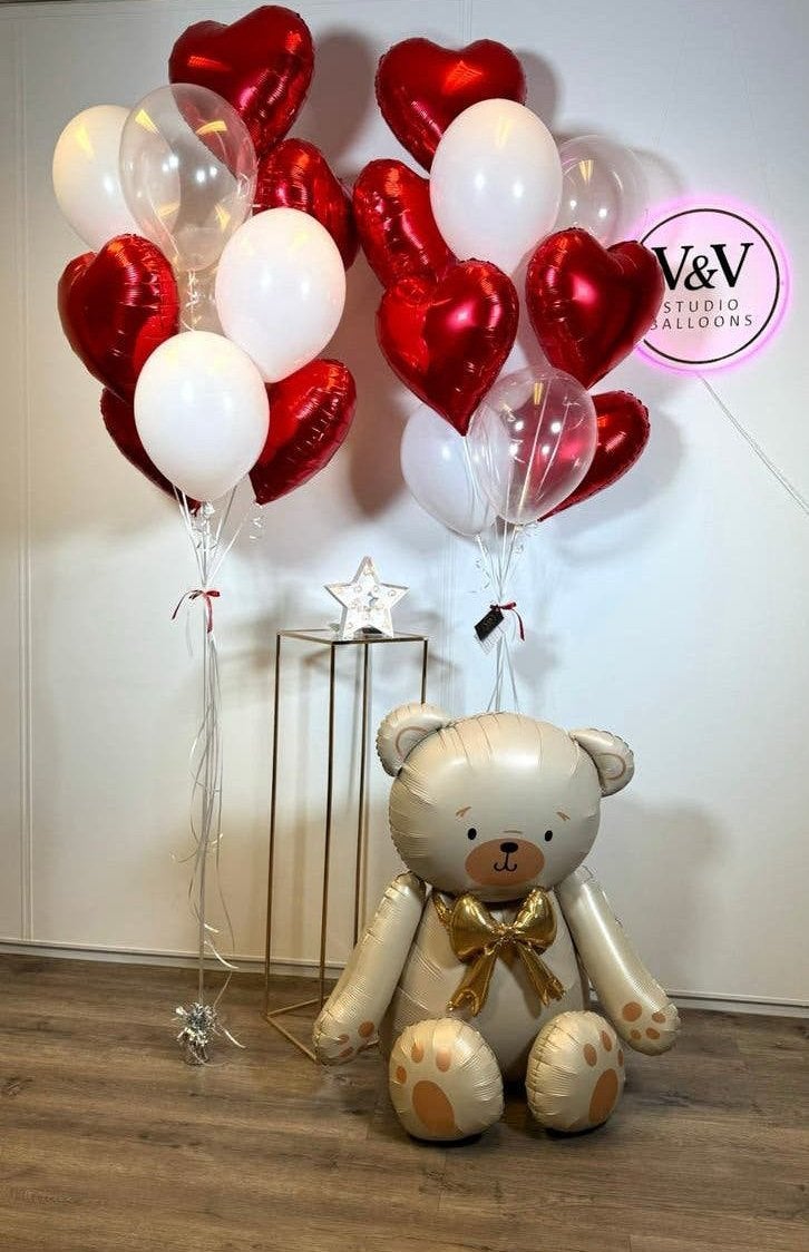 Ballondecoratie | Heliumballonnen | V&V Studio Balloons, Ophalen, Zo goed als nieuw, Geboorte of Huwelijk