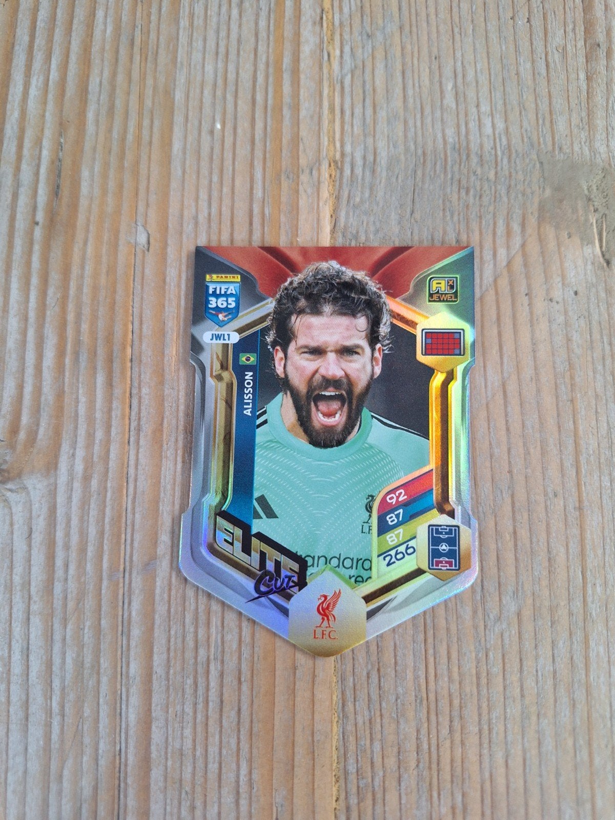 Panini FIFA 365 Adrenalyn XL Alisson JWL1, Ophalen of Verzenden, Zo goed als nieuw, Buitenlandse clubs, Poster, Plaatje of Sticker