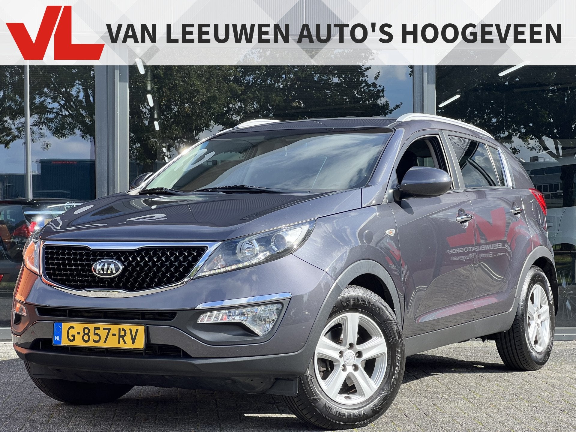 Kia Sportage 1.6 GDI X-treme ComfortLine | Camera | Stoelver, Auto's, Voorwielaandrijving, 4 cilinders, Met garantie (alle), Grijs