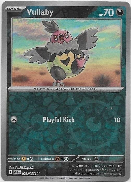 White Flare,  Vullaby [reverse] 63/86, Verzenden, Nieuw, Losse kaart