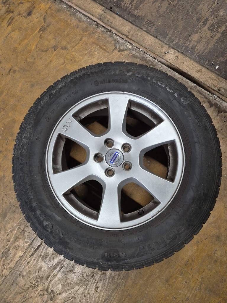 Velgen + zomerbanden Volvo XC60, Ophalen, Gebruikt, Banden en Velgen, 17 inch