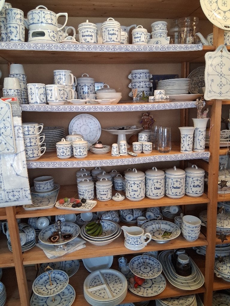 saks blauw saksisch blau servies kahla jager winterling, Huis en Inrichting, Keuken | Servies, Overige typen, Nieuw, Ophalen of Verzenden