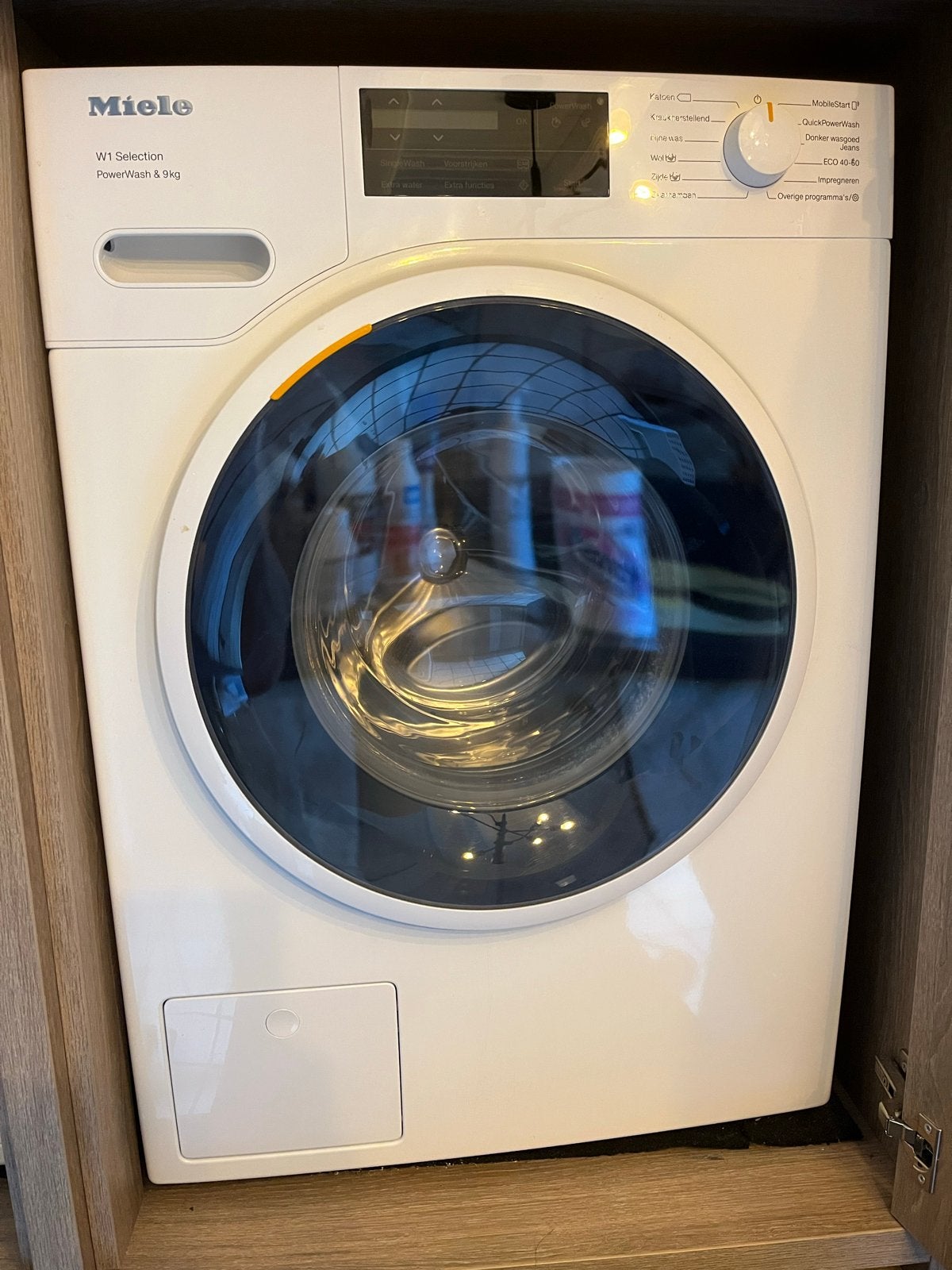 Miele 9kg WSG363 WCS PowerWash 2.0 A+++ - Zeer Goede Staat, 8 tot 10 kg, Ophalen, Gebruikt, 85 tot 90 cm