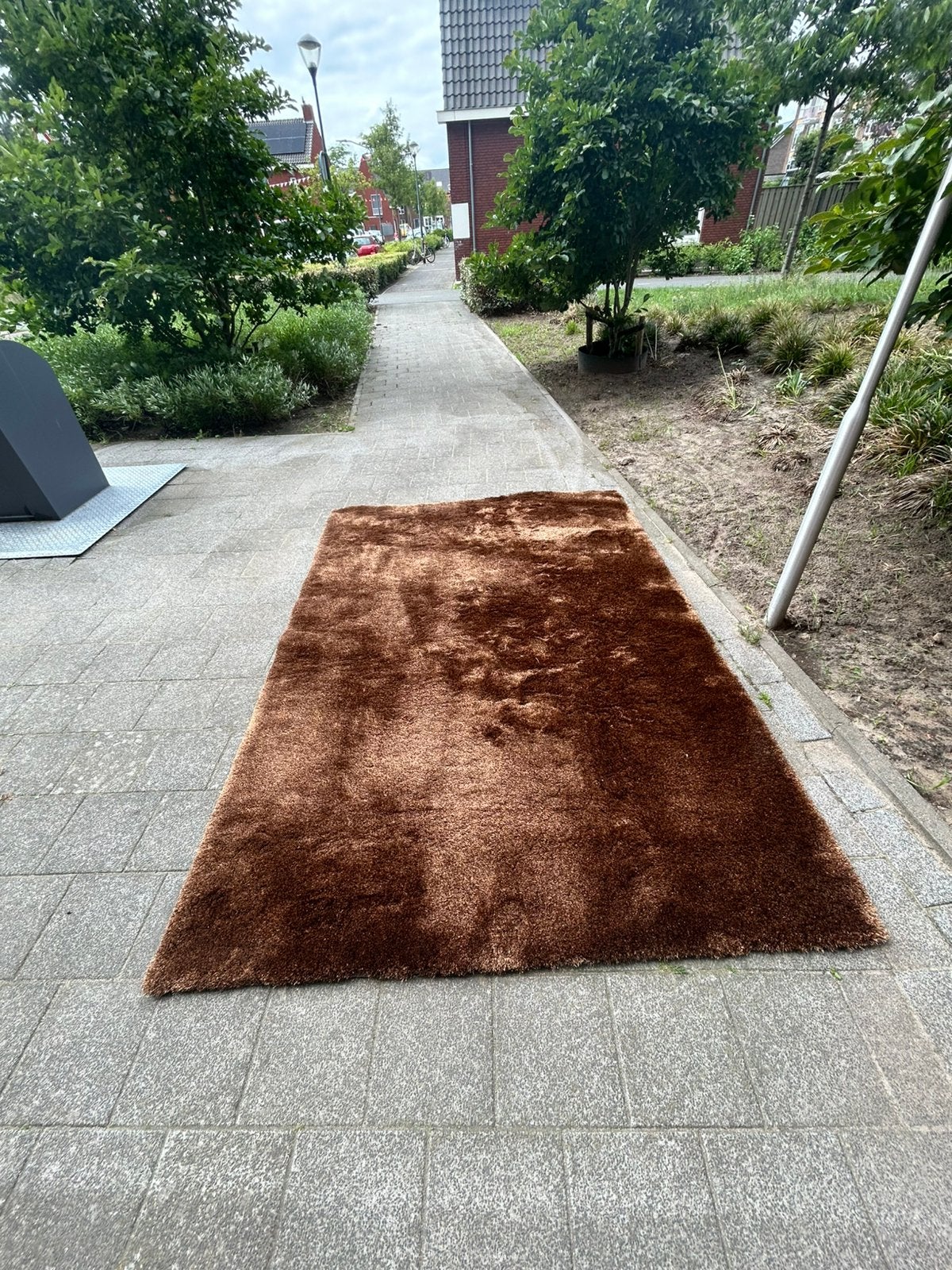 Martin Visser vloerkleed – Bordeauxrood – 290x200 cm, Ophalen, Zo goed als nieuw