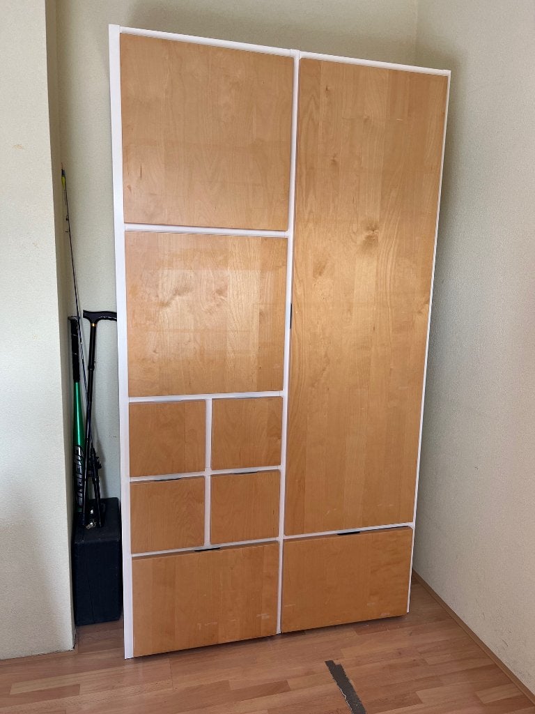 Mooie IKEA Rakke kledingkast, Ophalen, Gebruikt, 100 tot 150 cm, Met lade(s)