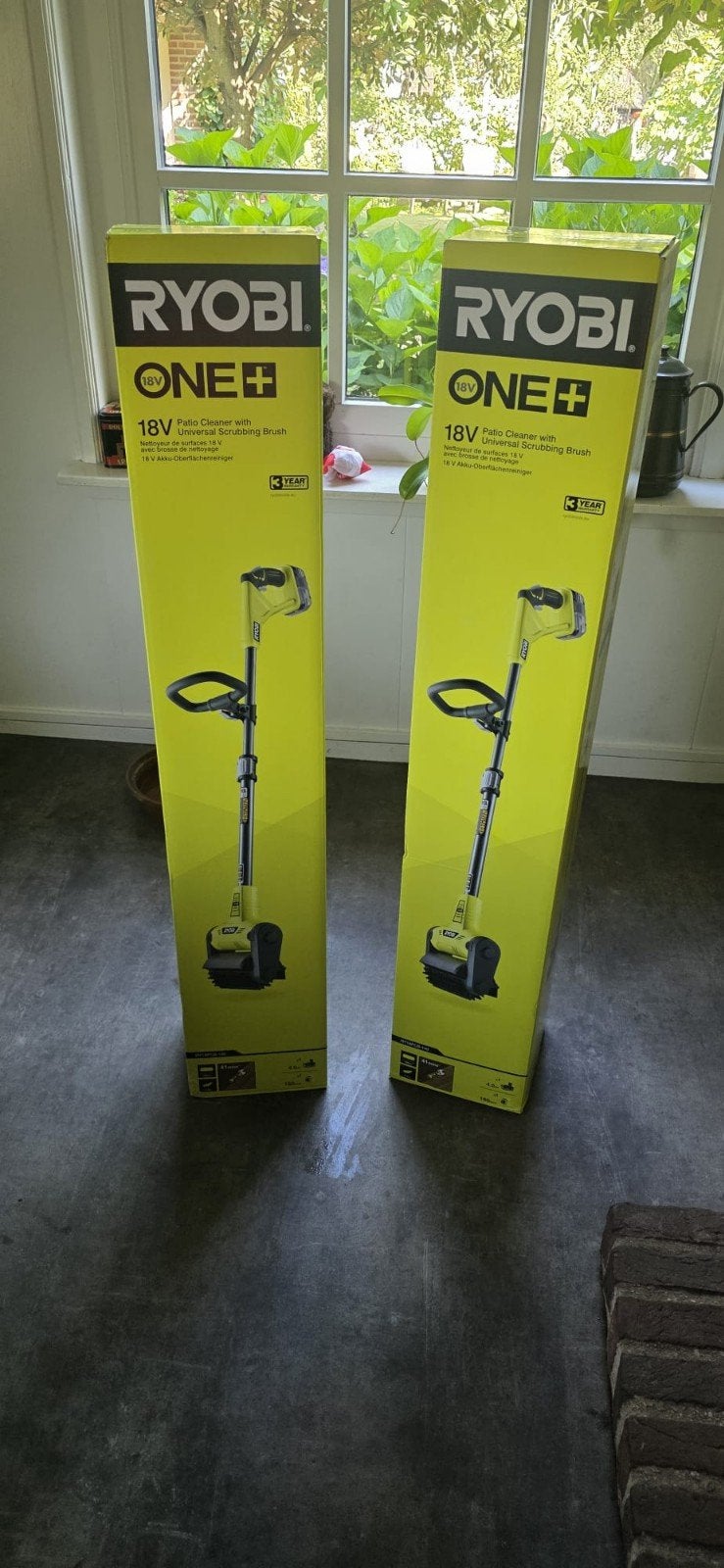 Nieuwe Ryobi ONE+ 18V Terrasreiniger met accu en lader, Ophalen of Verzenden, Nieuw