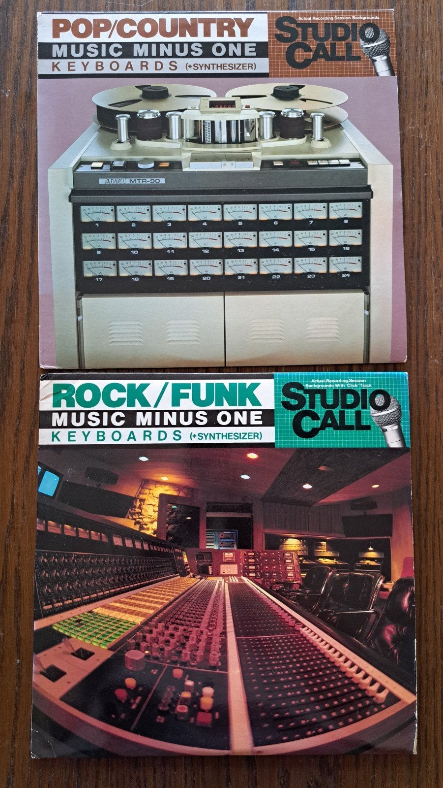 2 Keyboard muziekboeken met LP's - Studio Call Music Minus, Ophalen of Verzenden, Gebruikt, Overige aantallen, Overige merken
