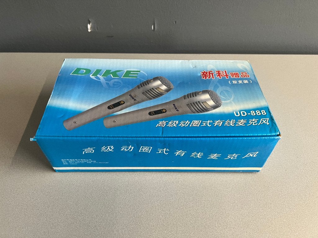 Dike Dynamic Microphone UD-888. Nieuw 2 stuks, Muziek en Instrumenten, Microfoons, Ophalen of Verzenden, Nieuw, Zangmicrofoon