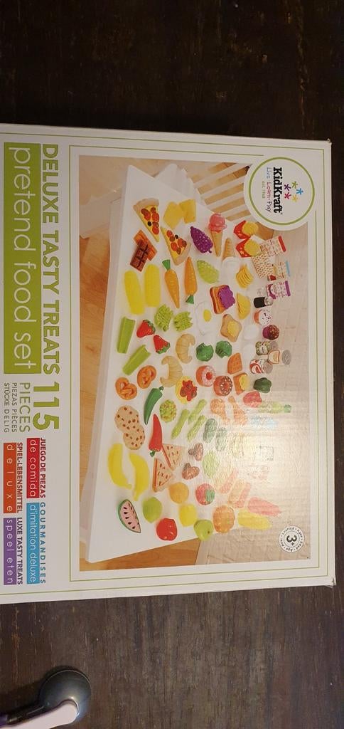 KidKraft Deluxe Speelgoed Eten Set - 115 Stuks, Ophalen of Verzenden, Zo goed als nieuw, Jongen of Meisje