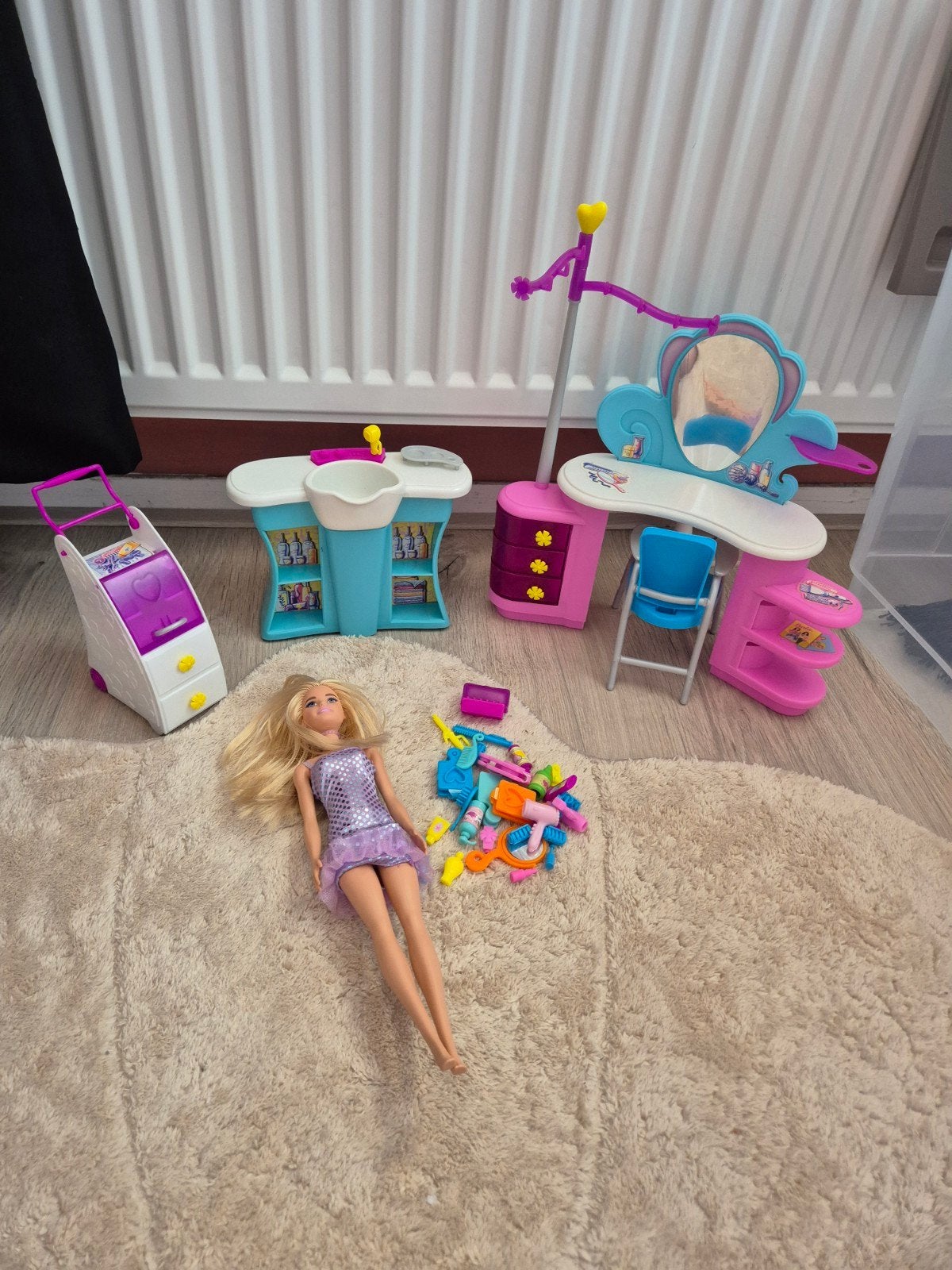 Mattel barbie kapsalon 2002, Ophalen of Verzenden, Gebruikt, Barbie