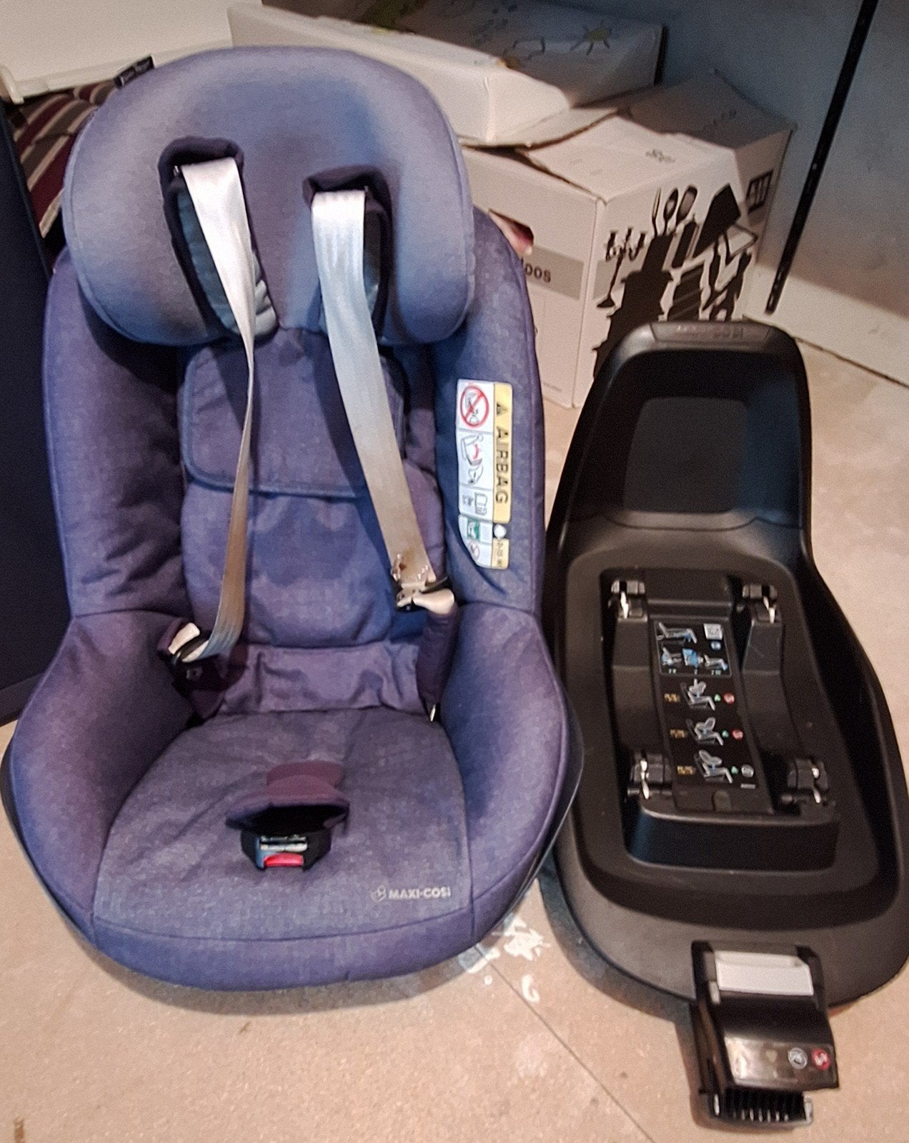 Maxi cosi pearl inclusief base