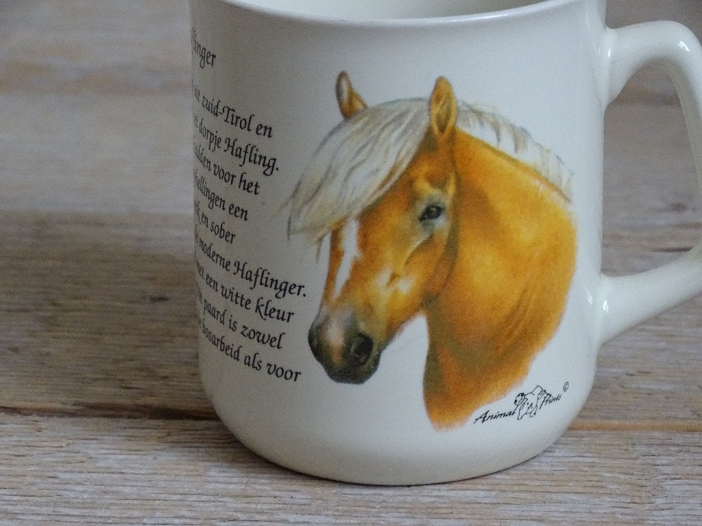 1x Mok, HAFLINGER, zo goed als nieuw, Ophalen of Verzenden, Zo goed als nieuw, Overige stijlen, Kop(pen) en/of Schotel(s)