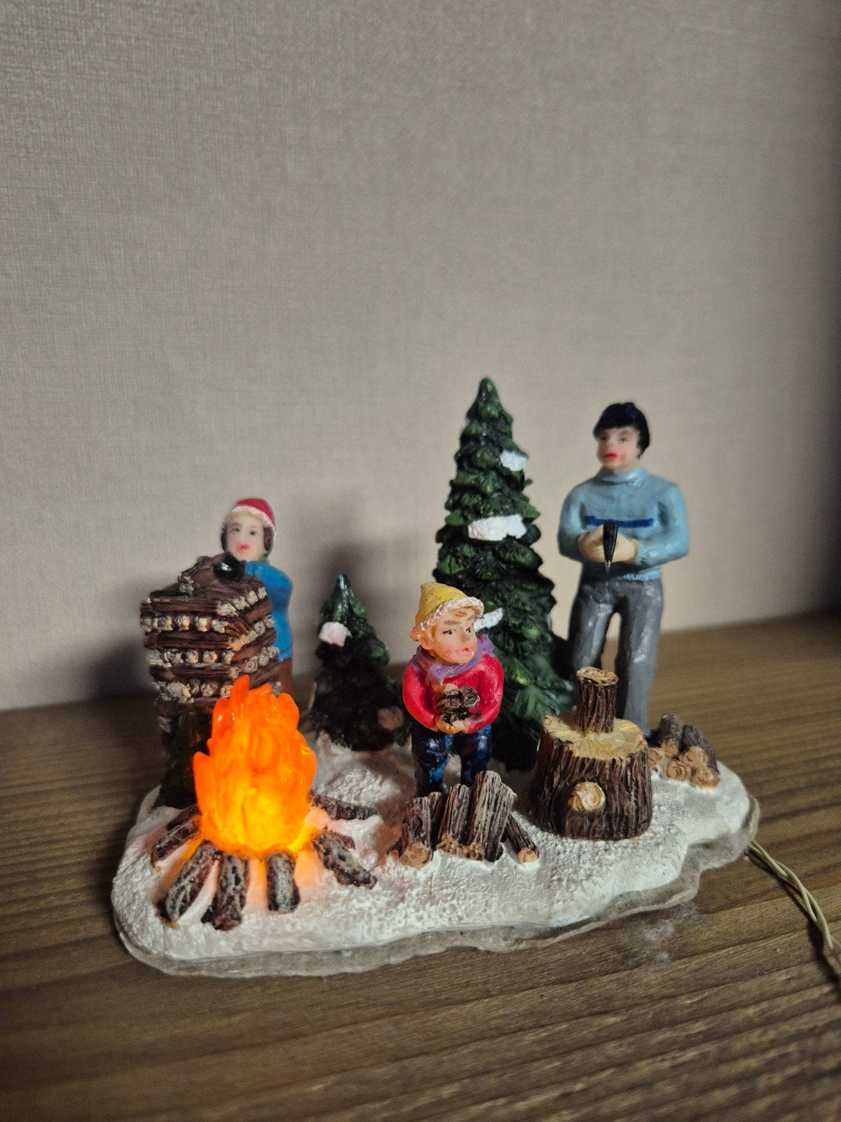 kerstdorp mooi verlicht item kersthuisjes, Diversen, Kerst, Ophalen of Verzenden, Zo goed als nieuw