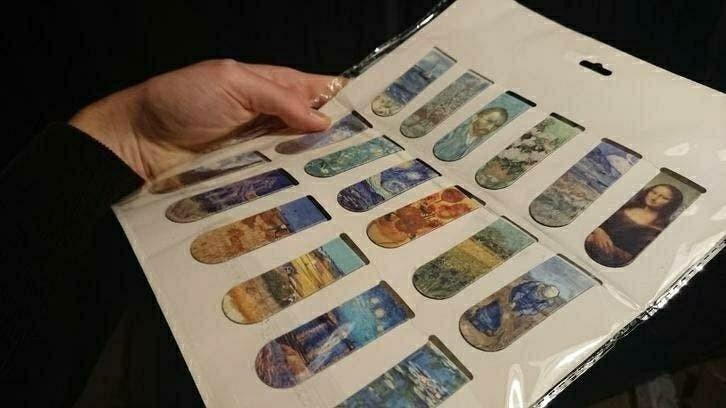 18 magnetische Vincent van Gogh boekenleggers, Verzamelen, Ophalen of Verzenden