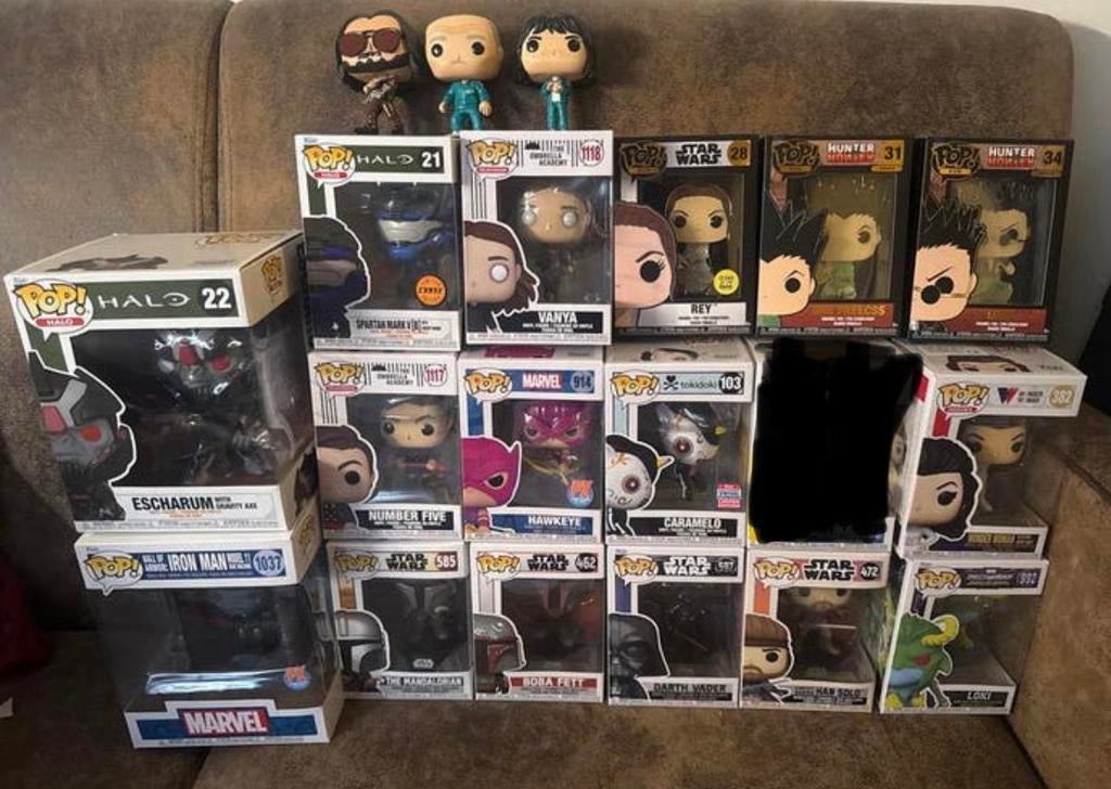 Funko pop - halo . Starwars . Marvel . Hunter x, Ophalen, Zo goed als nieuw