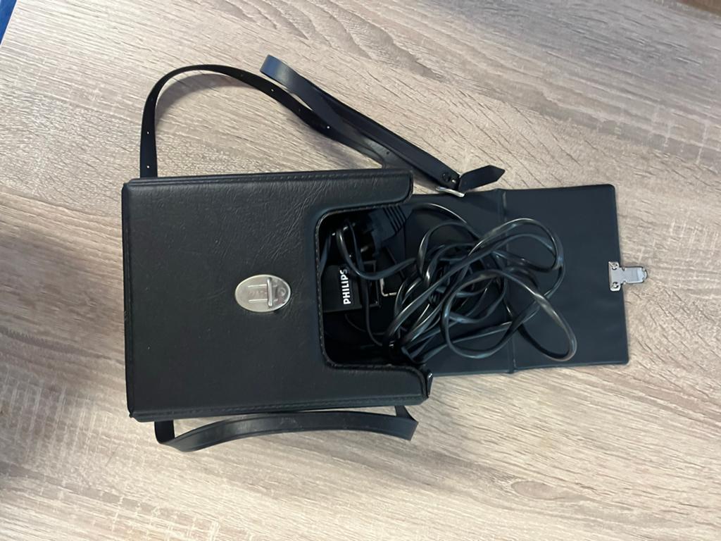 Vintage Philips PSG-012 foto/video lamp in tas, Audio, Tv en Foto, Ophalen, Gebruikt
