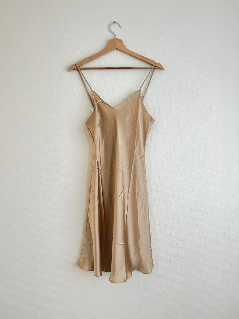 SilkSilky Short Beige Nightgown, Overige typen, Beige, Nieuw, Ophalen of Verzenden