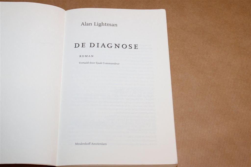 De Diagnose — Alan Lightman, Meulenhoff 2001, Ophalen of Verzenden, Gelezen