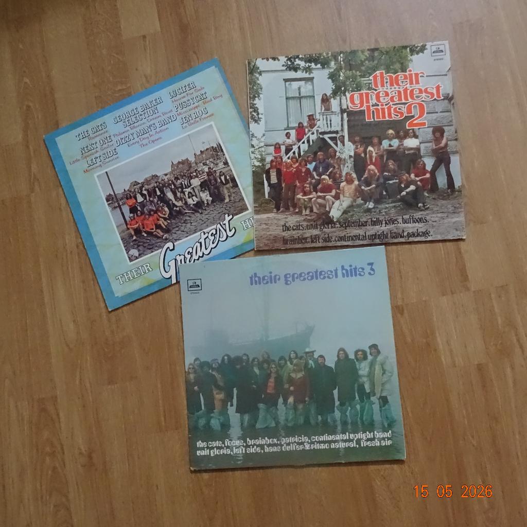Their Greatest Hits 1, 2 en 3 - Cats, Brainbox, Hans Dulfer, Gebruikt, Verzenden, Complilatie, Pop