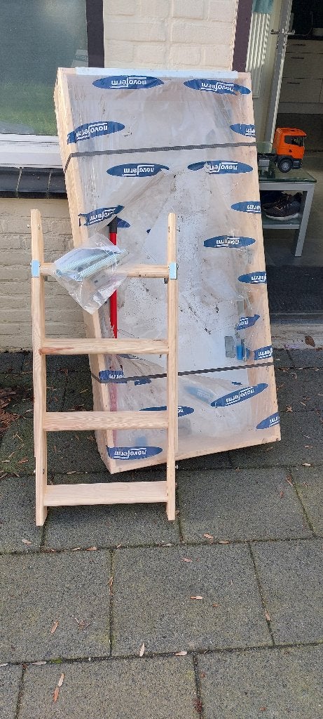 Te koop nieuwe Novoferm vliezotrap, Ophalen, Trap, Nieuw, Opvouwbaar of Inschuifbaar