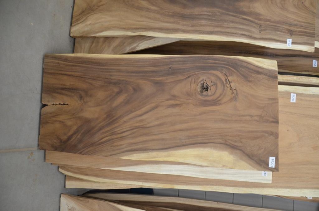 Boomstamtafel 180 cm suar -BT 223 – 1,8 meter boomstamtafel, Verzenden, Nieuw, Hout