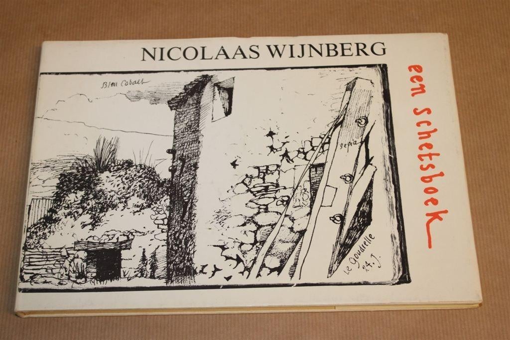 Nicolaas Wijnberg - Een schetsboek - Gesigneerd met opdracht, Ophalen of Verzenden, Zo goed als nieuw