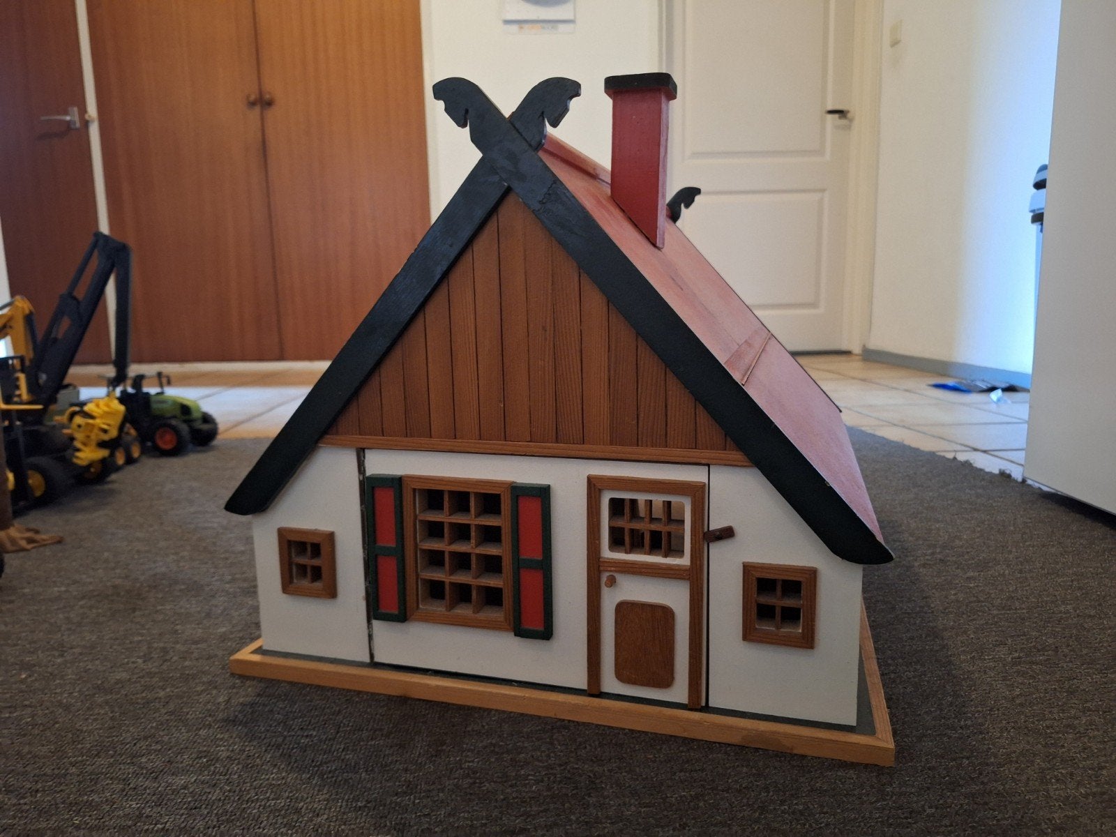 Houten boerderij, Kinderen en Baby's, Speelgoed | Houten speelgoed, Ophalen, Gebruikt, Overige typen