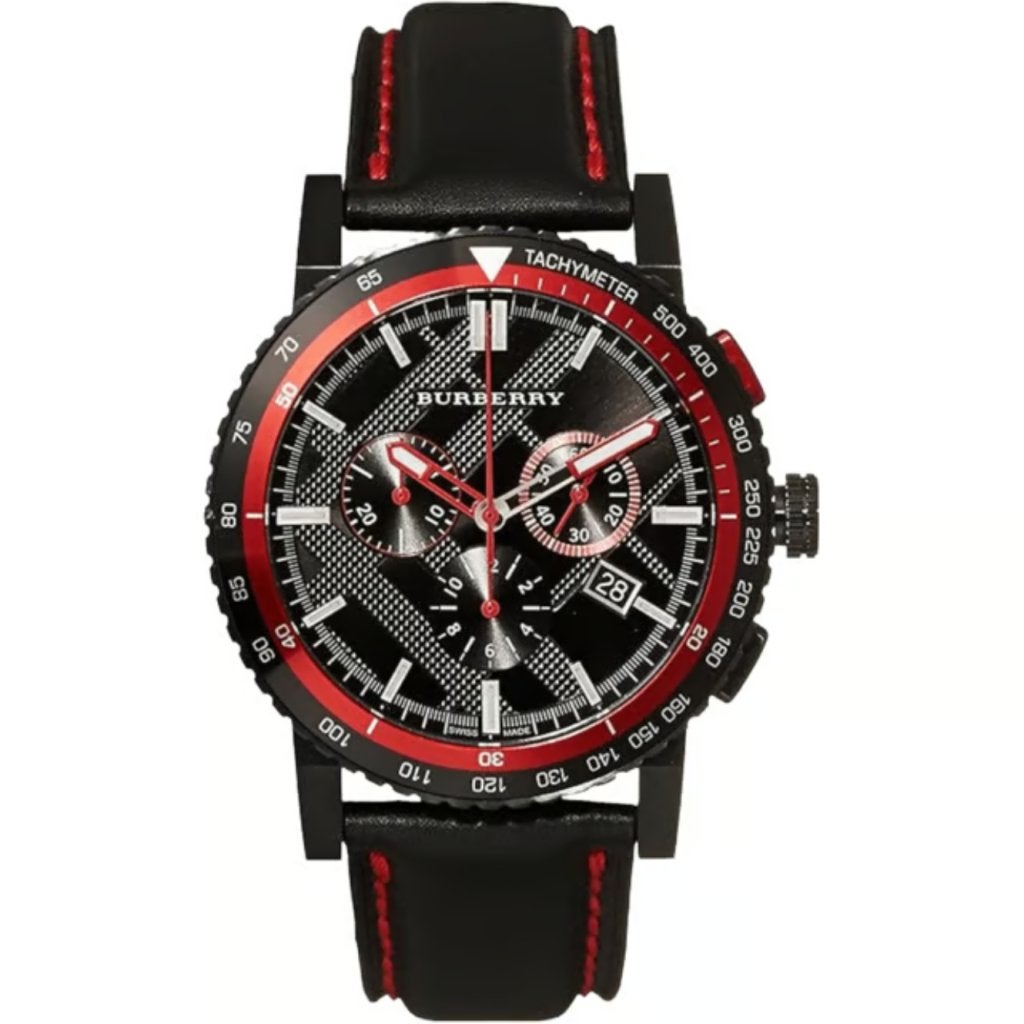Burberry BU9803 The City Black Dial Chrono Horloge - Nieuw, Burberry, Nieuw, https://www.burberry.com/contact-us/, Horseferry House, Horseferry Road, London SW1P 2AW, Verenigd Koninkrijk