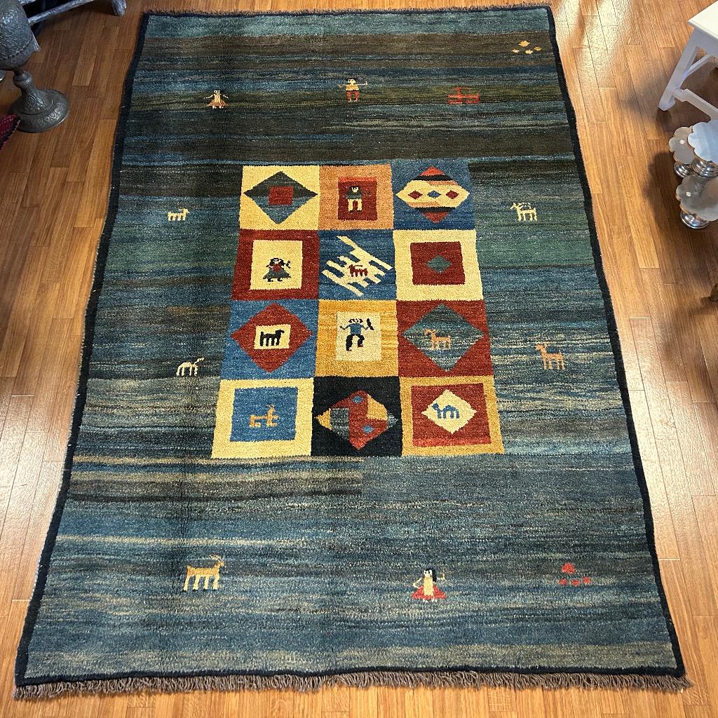 Trendy origineel Gabbeh tapijt - 300 x 200 cm – Vloerkleed, TTM Wonen, Meubels – (Perzische) Tapijten en Woonaccessoires, Taag 63, 2491 CS, Den Haag (Forepark)