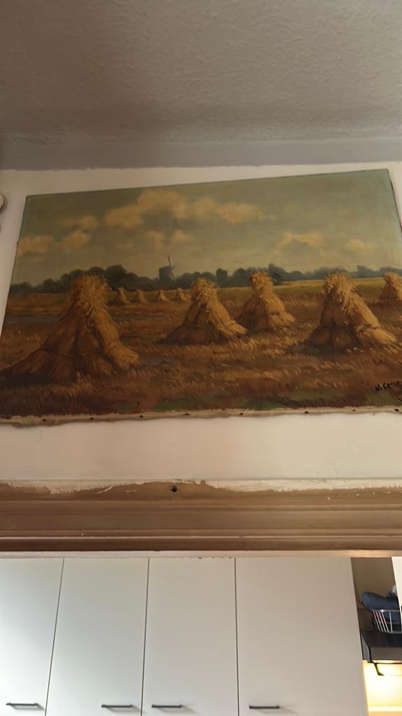 Schilderij zoldervondst, Antiek en Kunst, Kunst | Schilderijen | Klassiek, Ophalen of Verzenden