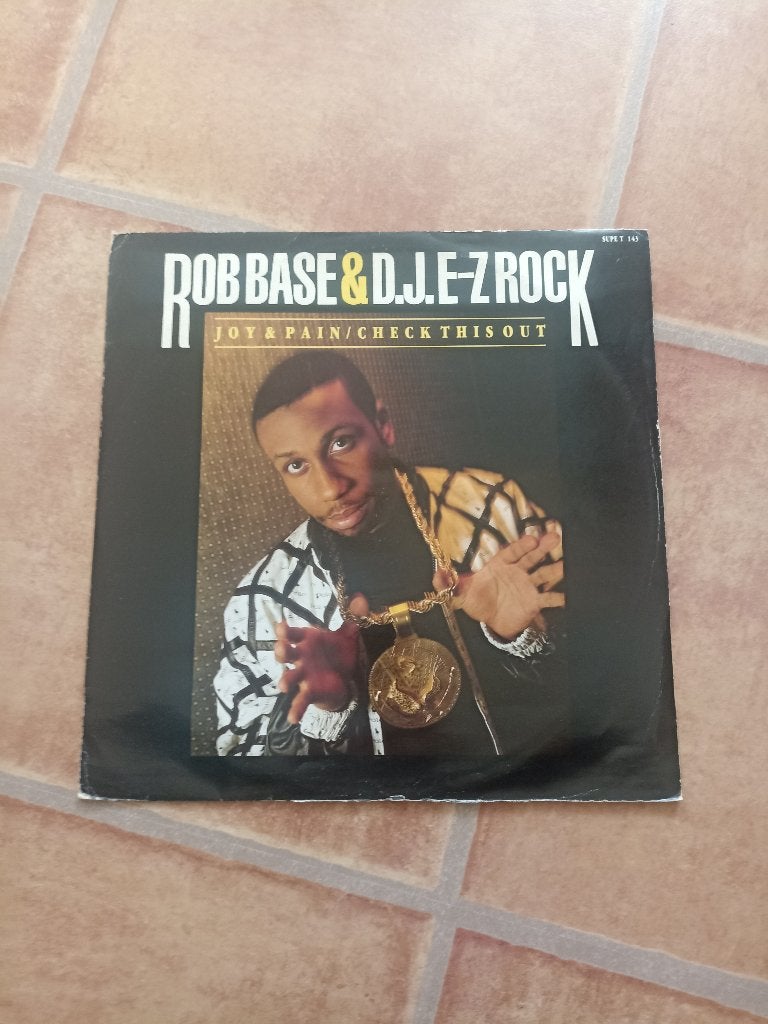 12'' Rob Base & DJ E-Z Rock - Joy and pain / Check this out, Ophalen of Verzenden, Gebruikt, 12 inch