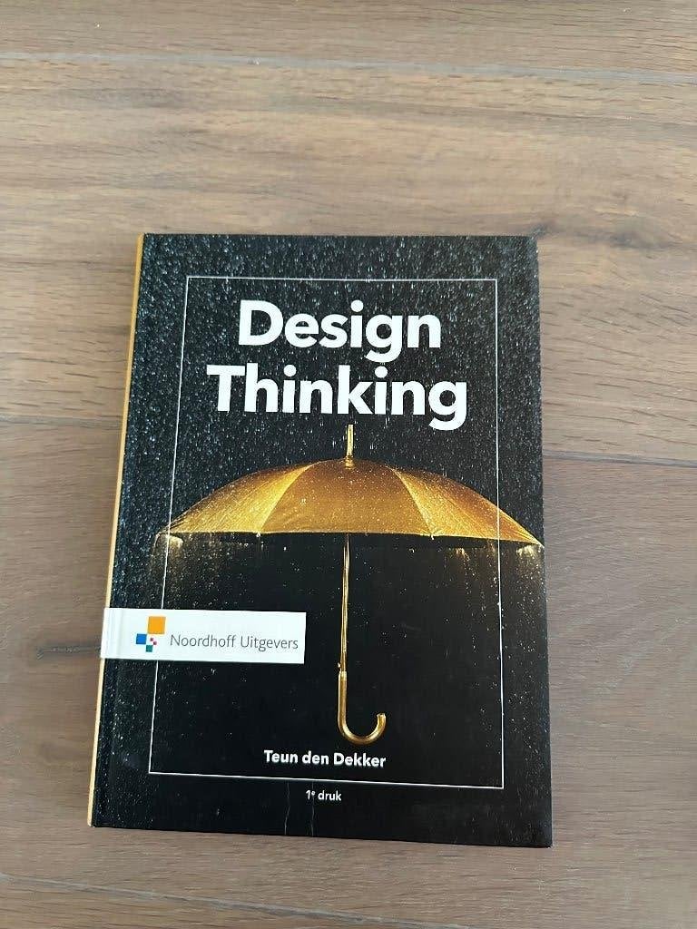 Design Thinking 1e druk, Boeken, Ophalen of Verzenden, Beta, Zo goed als nieuw, HBO