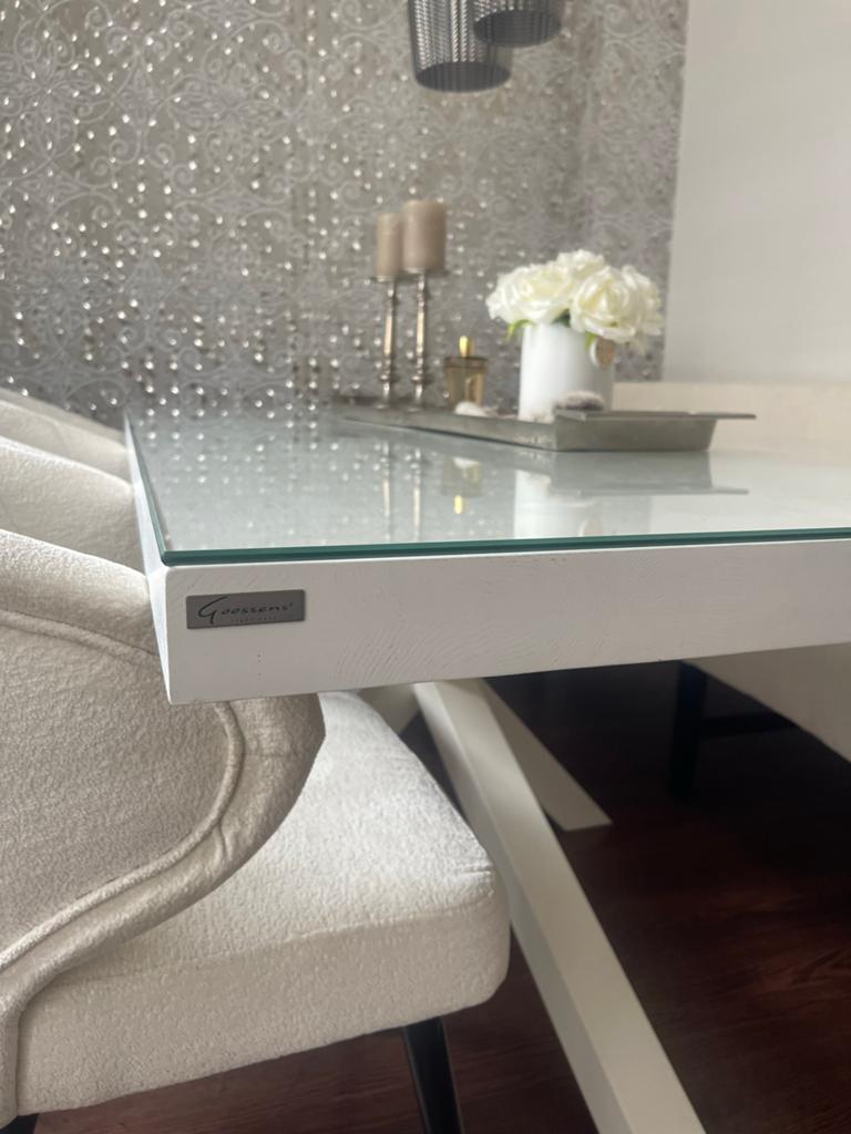 Luxe eethoek set, Huis en Inrichting, Complete eetkamers, Ophalen, Zo goed als nieuw, Luxe, hotel chic, Minder dan 4 stoelen