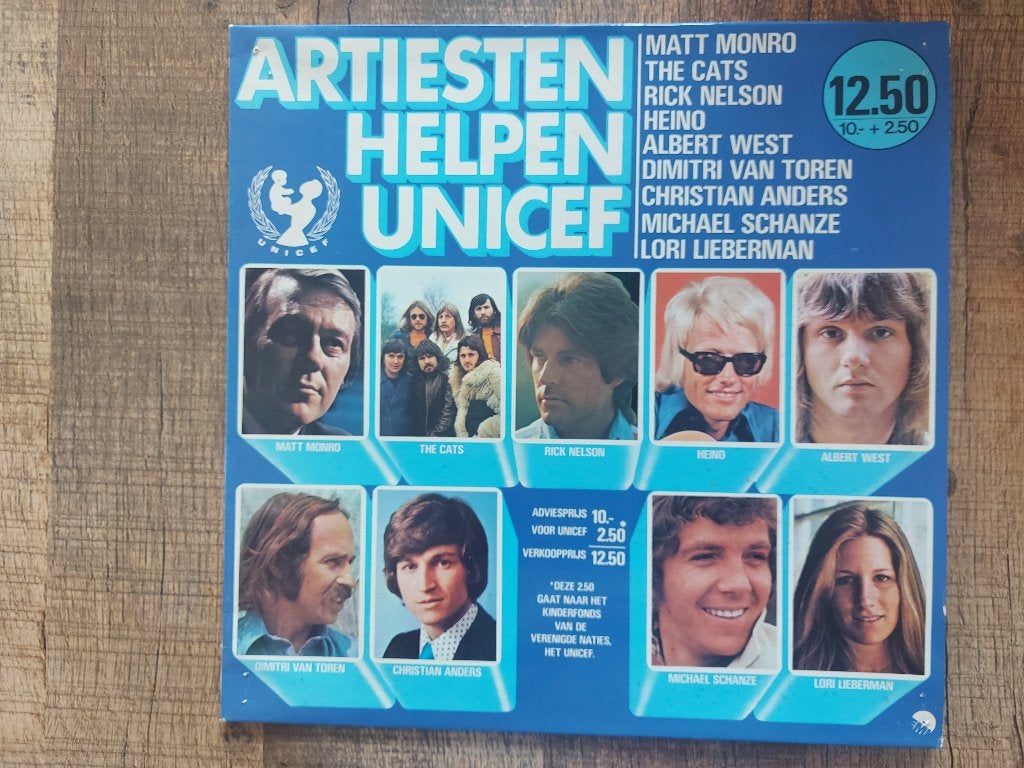 LP Artiesten helpen Unicef / Various artists (1974), LP, Gebruikt, Ophalen of Verzenden, Pop