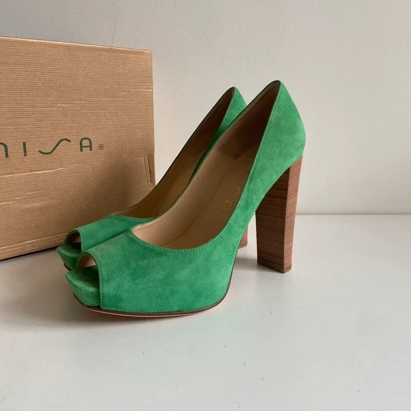 Unisa | Groene pumps, Pumps, Ophalen of Verzenden, Nvt, Unisa