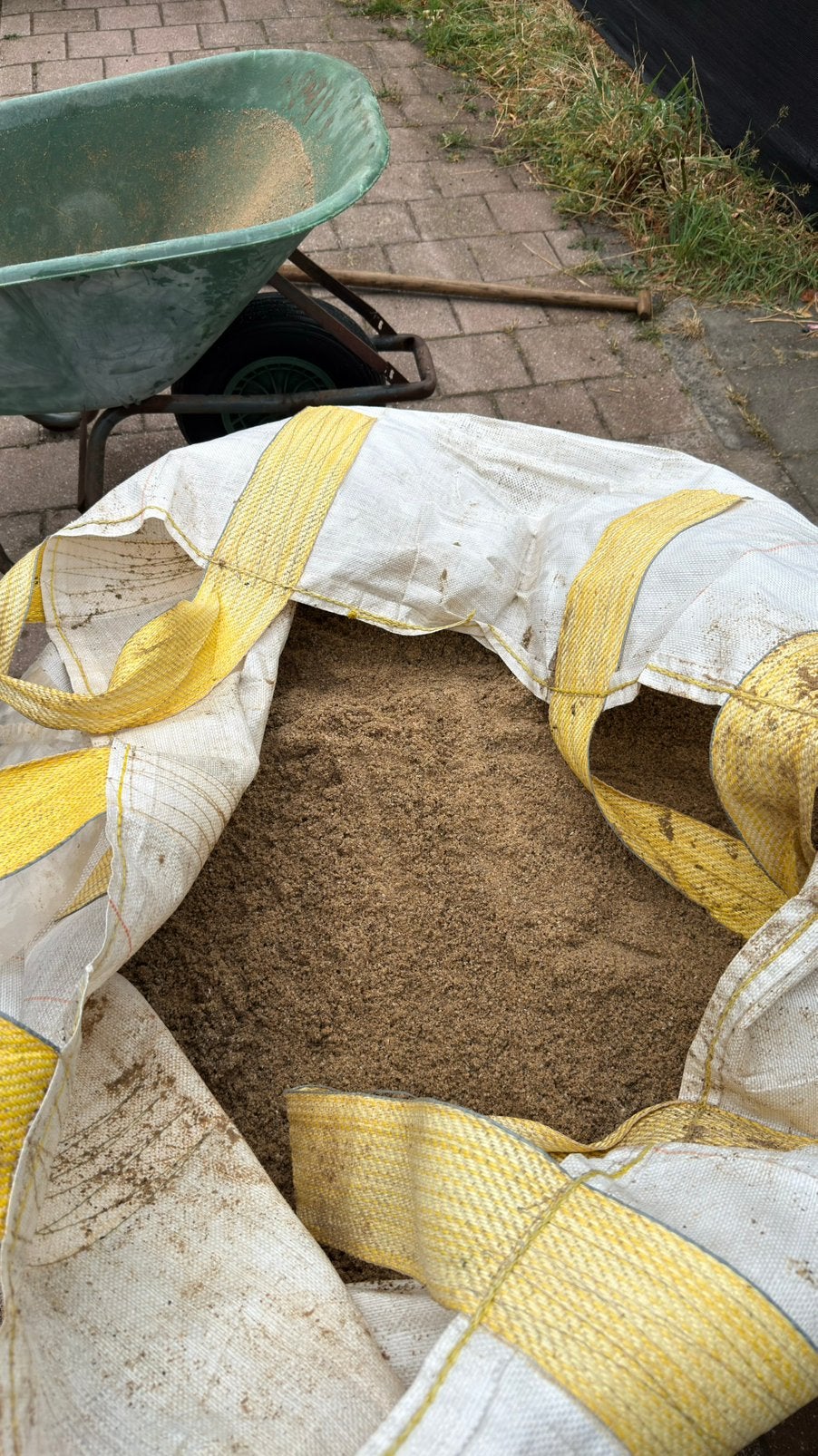 Brekerzand 500kg bigbag, Tuin en Terras, Zand, Ophalen, Zo goed als nieuw