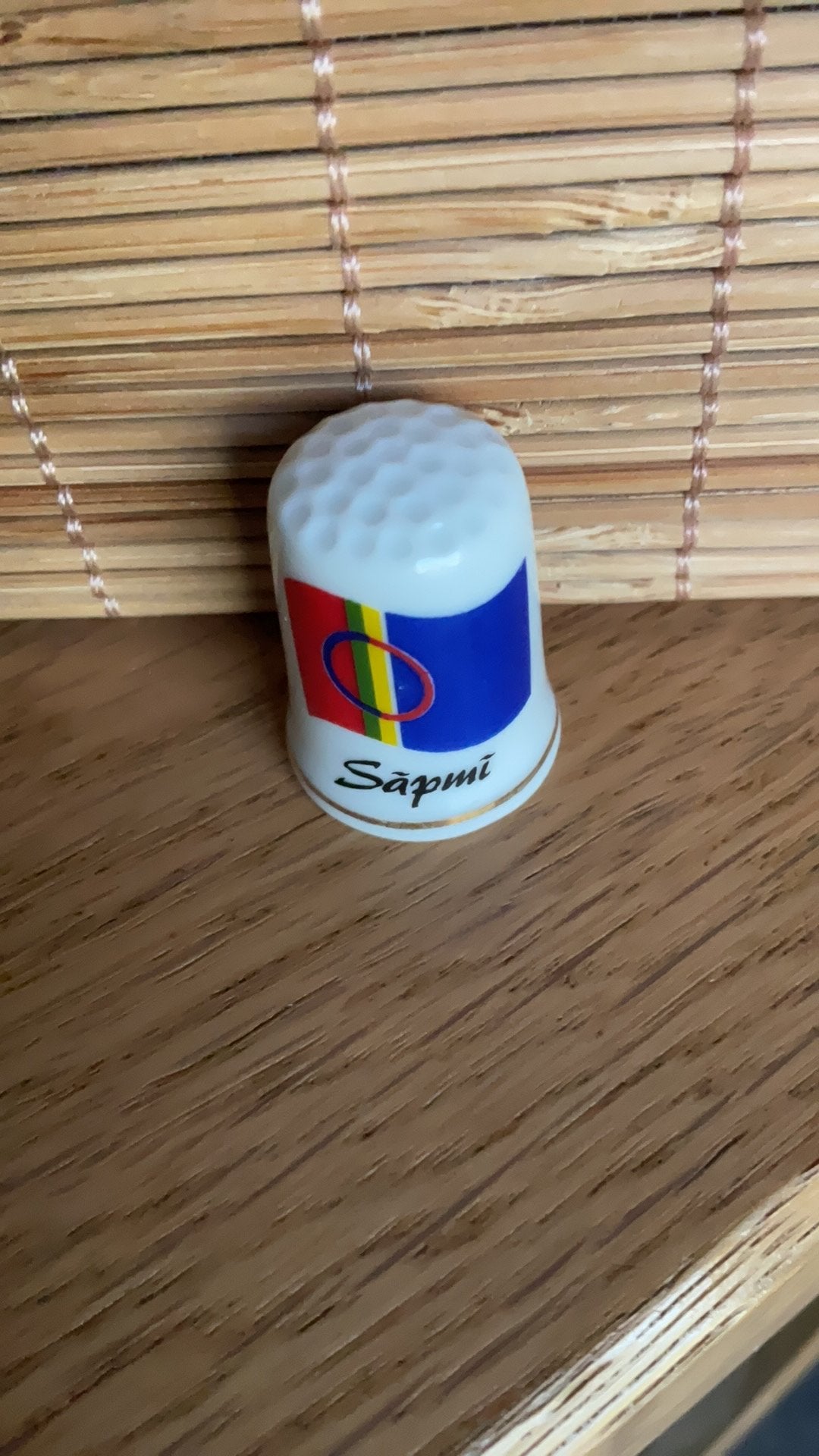 Sapmi Lapland vingerhoed vingerhoedje vingerhoedjes, Verzenden, Nieuw, Porselein, Buitenland