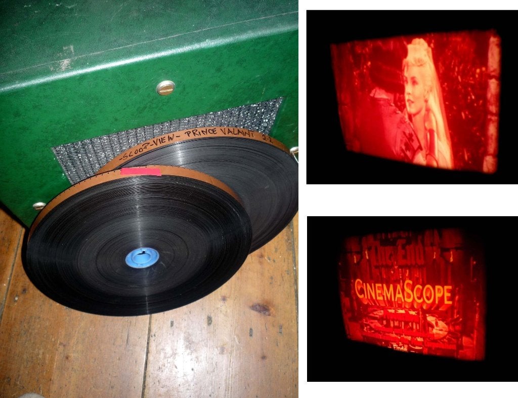 16mm speelfilm Prince Valaint - 1954 - scope - rooiig, Ophalen of Verzenden, 16mm film